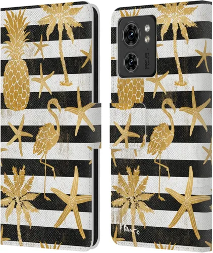 Miniatura 12 de Head Case Designs Funda de piel con licencia oficial de Paul Brent Agate Mermaid Coastal para Motorola Moto Edge 40