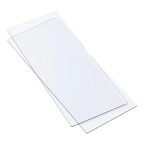 Almohadillas de corte extendidas compatibles con máquina troqueladora Big Shot, transparentes, 2 unidades