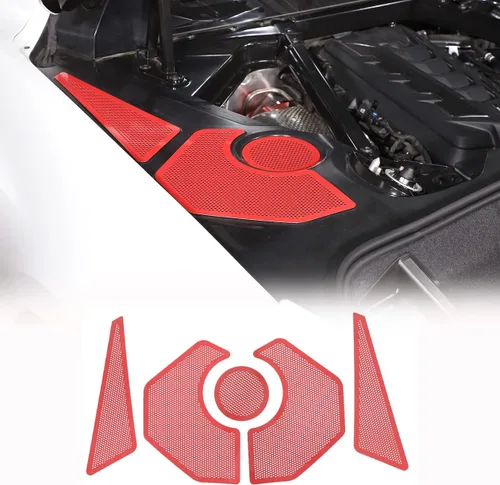 Miniatura 8 de Cubierta del panel lateral del motor compatible con Chevrolet Corvette C8 2020-2026, cubiertas traseras del motor, accesorios de decoración