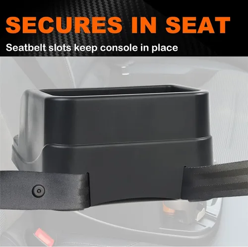 Miniatura 7 de Organizador de Consola de Coche Keyiduid, Organizador de Asiento de Coche con 2 Portavasos Ajustables, Consola Central para Coches, Camiones
