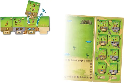 Miniatura 9 de IELLO: Little Town: Artisans Expansion - Juego de mesa de estrategia, táctico e interactivo, más edificios y objetivos, juego familiar, a partir