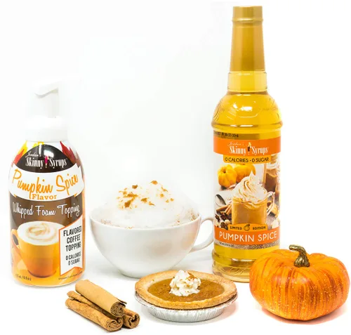 Miniatura 4 de Jordan's Skinny Syrups - Jarabes de café sin azúcar, sabor a calabaza y moca Sabor cero calorías para bebidas