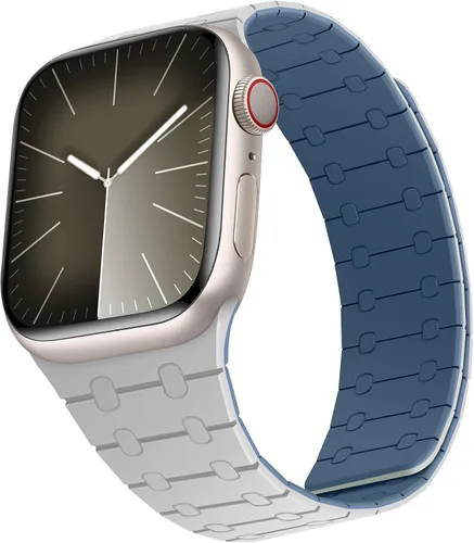 Miniatura 25 de Compatible con correa de Apple Watch de 49mm 46mm 45mm 44mm 42mm 41mm 40mm 38mm, correa de bucle magnético ajustable de silicona para iWatch Ultra