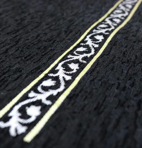 Miniatura 4 de Modefa Alfombra de oración islámica turca, tapete de oración de chenilla Sajada para hombres y mujeres, alfombra tradicional musulmana de oración
