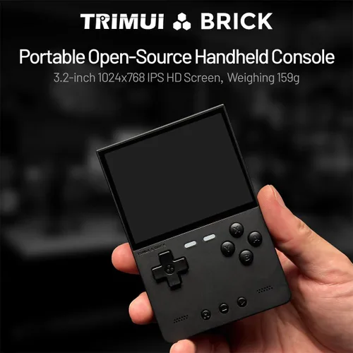 Miniatura 4 de TRIMUI - Consola de juegos portátil de ladrillo con LITNXT CrossMixOS, consola de juegos retro IPS de 3.2 pulgadas, reproductor de videojuegos retro