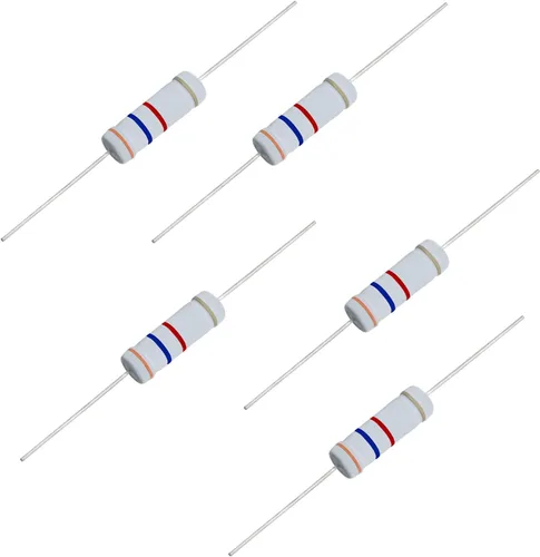 Miniatura 18 de Resistencia de película de óxido metálico de 1K Ohm, ± 5% de tolerancia de alta precisión de 5 vatios para circuito electrónico, resistencia