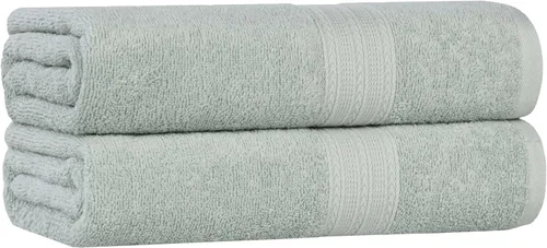 Miniatura 50 de Superior Juego de 6 toallas de mano de algodón ecológico, toallas pequeñas para spa, hotel, baño de invitados, cocina, secado rápido, suave