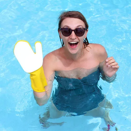 Miniatura 3 de Kokido Robelle 605ROB Scrub-O - Manopla de limpieza para piscina y spa