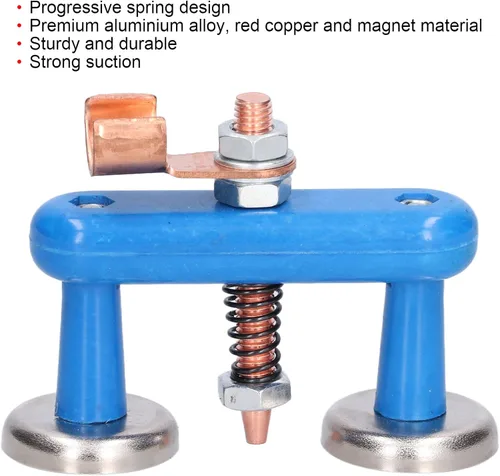 Miniatura 6 de Soporte de soldadura magnética Cabeza de imán de soldadura Accesorios de soldadura de cola de cobre Soldadura de abrazadera de tierra magnética