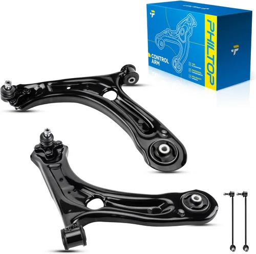 Miniatura 132 de PHILTOP Kit de suspensión delantera de 10 piezas, brazos de control inferiores con juntas de bola, eslabones de extremo de barra estabilizadora