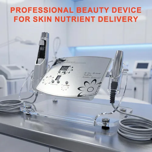 Miniatura 8 de Elitzia ETF49E Dispositivo facial de electroporación sin aguja, máquina de belleza facial importadora de iones de mesoporación, eliminación