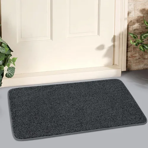 LINLA - Tapete para interiores que absorbe el barro, lavable a máquina, respaldo de goma antideslizante, ideal para puerta de entrada para limpiarse