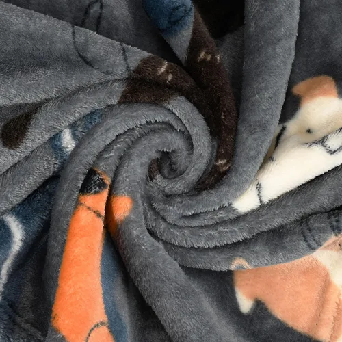 Miniatura 8 de Catalonia Manta con mangas y bolsillo, suave y cómoda manta de forro polar para mujeres y hombres Perro gris