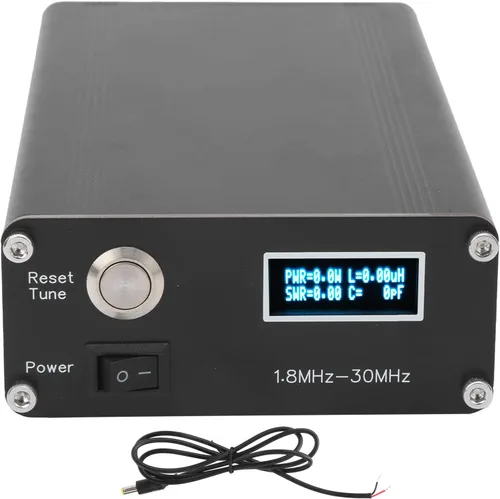 Miniatura 5 de Tipo automático del probador C de la aleación de aluminio del sintonizador 1.8-30Mhz HY100 HAM 10-15VDC