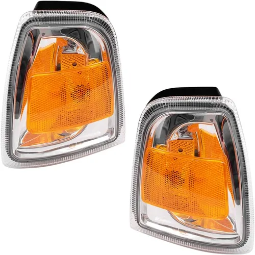 Brock Luces de repuesto para señal de estacionamiento para conductor y pasajeros, compatibles con camioneta Ranger 2006-2011 6L5Z1 5A201 BA 6L5Z1