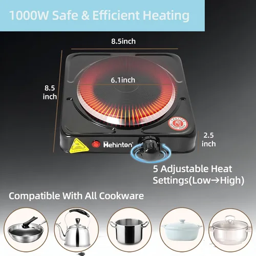 Miniatura 4 de Olla profesional de doble caldera de 40.6 fl oz/40.6 onzas, olla de fusión de chocolate de acero inoxidable 304 con placa caliente eléctrica de 1000