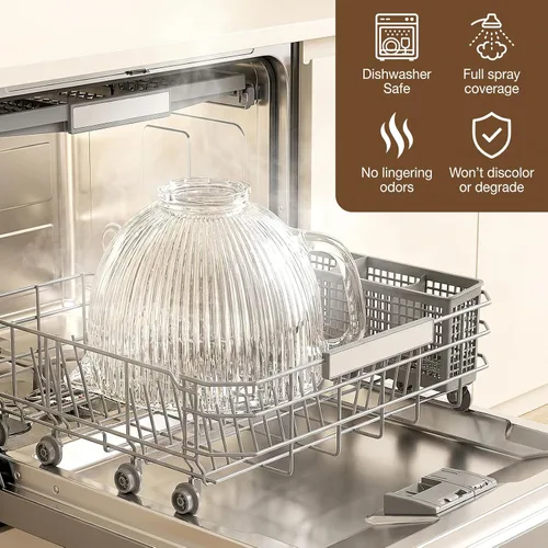 Miniatura 7 de KitchenAid - Tazón mezclador de vidrio para batidoras de pie inclinable de 4.5 y 5 cuartos de galón, tazón de mezcla de 5 cuartos de galón