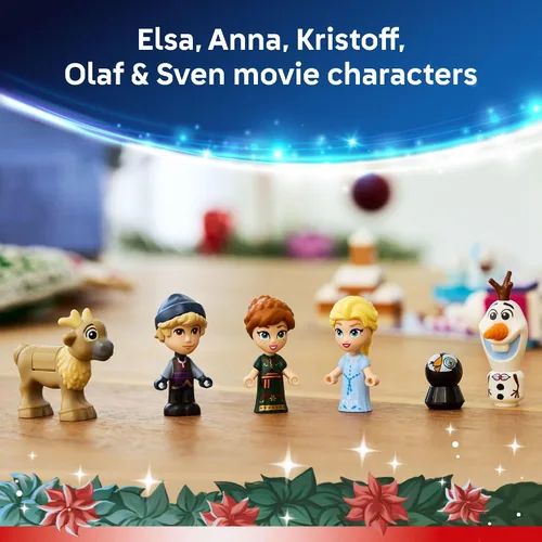 Miniatura 5 de Calendario de Adviento LEGO Disney Frozen 2025 para niños - Juego de cuenta regresiva navideña para niños y niñas, a partir de 5 años - Minimuñecas
