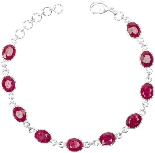 Miniatura 8 de Pulsera de piedras preciosas, pulsera ajustable de enlace, superposición de plata, joyería hecha a mano, bisel, regalo para ella, regalo de Navidad