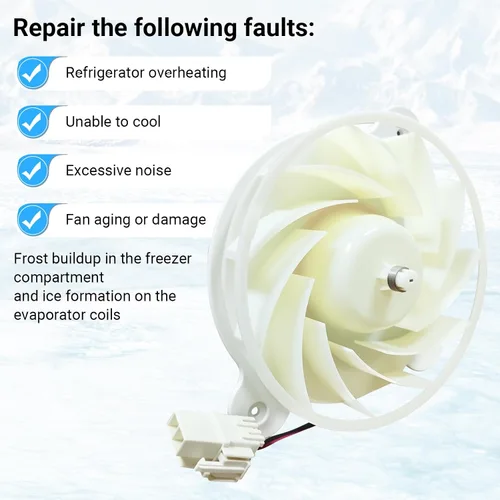 Miniatura 6 de DA31-00287B Motor del ventilador del evaporador del refrigerador apto para refrigerador Samsung DA31-00334C DA31-00334A DA96-00968A 3954921