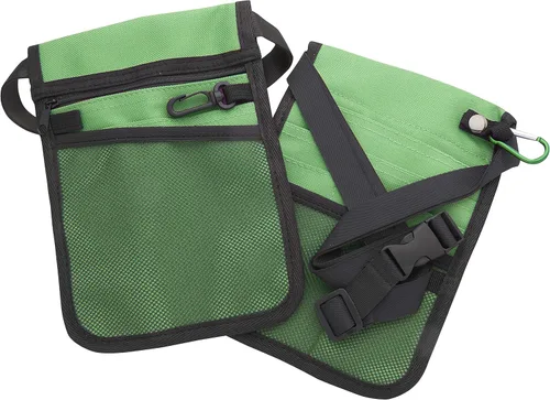 ASA TECHMED Organizador de enfermera para cinturón, bolsa de cadera, organizador médico para enfermeras, EMT, CNA Verde