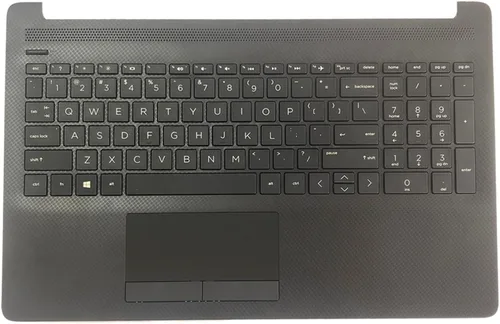 LTPRPTS Reemplazo para HP 15-DA 15-DB 15-DR 15-DA0053WM 15-DA0012DX 15-DA0073WM Trackpad AHS US 15.6" Carcasa superior para laptop Palmrest Teclado