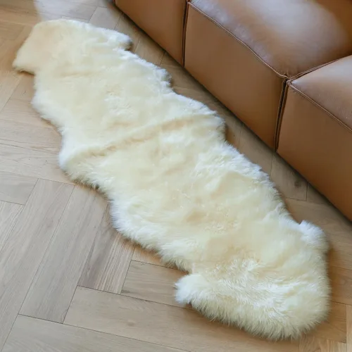 Miniatura 11 de Alfombra de piel de oveja de Nueva Zelanda 100% gruesa, suave y duradera