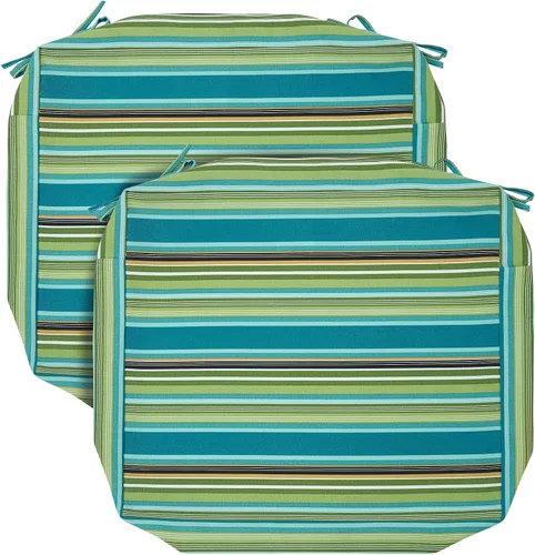 Miniatura 25 de FUNHOME Fundas de Cojín para Sillas de Exterior, Paquete de 2, ¡Sin Relleno! Fundas de Cojín de Repuesto para Patio 20" x 18" x 4", Resistentes al
