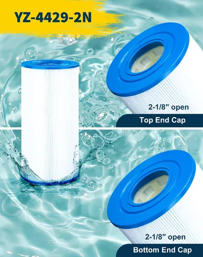 Miniatura 3 de 4429 Spa Filter Cartridge Replaces for Unicel C-4429, DSF25-50, FC-3082, Nemco 30, Darlly 40302, 30 sq.ft Hot Tub Filter (2 Pc)