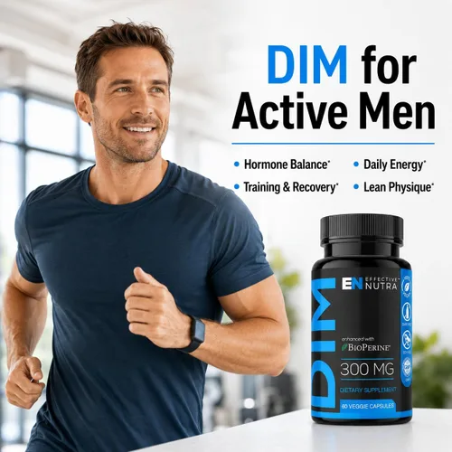 Miniatura 5 de Suplemento DIM de Effective Nutra 300 mg con BioPerine - Bloqueador de estrógeno de extra fuerza para hombres y mujeres - Apoyo hormonal