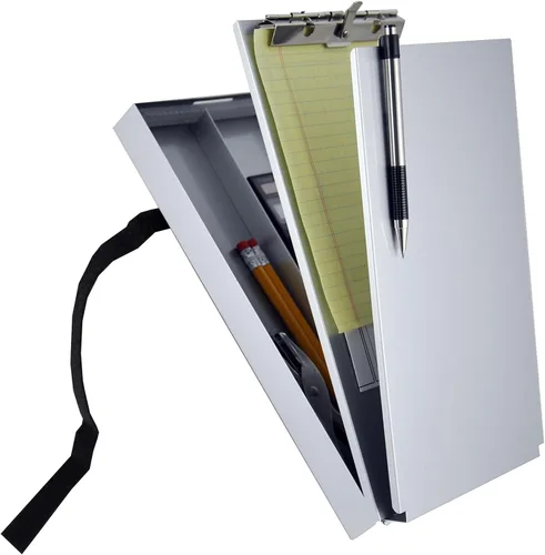 Miniatura 7 de Soporte para formularios II Saunders de aluminio reciclado, con clip, 6" x 11", Gris