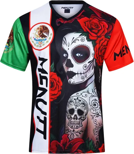 MENUTT Camiseta de ciclismo de montaña para hombre, para motocross, México, MTB Downhill, camisetas para deportes de Rding