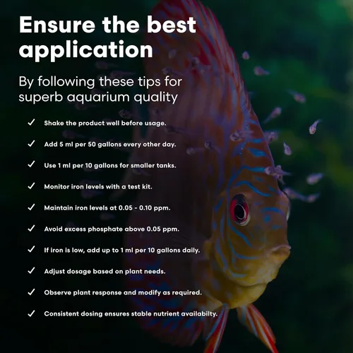 Miniatura 6 de Brightwell Aquatics Florin-Fe Suplemento de hierro para acuarios plantados - Fuente de hierro de doble acción para el crecimiento de las plantas