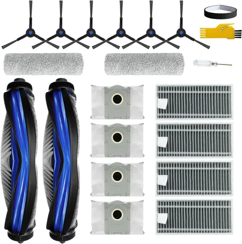 Miniatura 8 de T50 Max Pro Omni - Piezas de repuesto para ECOVACS DEEBOT T50 Max Pro Omni / T50 Max Pro Omni Gen2, robot aspirador 2 cepillos principales, 4