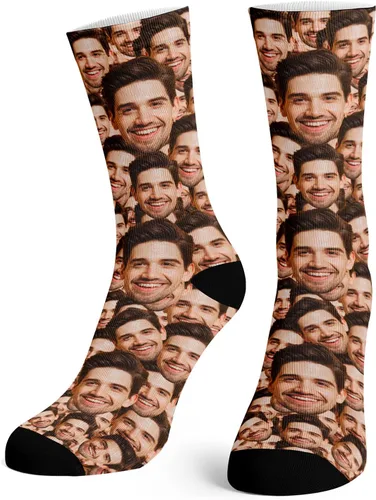 Miniatura 198 de Artsadd Calcetines personalizados para mujeres y hombres, amantes de los perros y gatos, regalos divertidos unisex personalizados