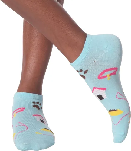 Miniatura 3 de K. Bell Socks Women's 6 Pair Pack Fun Animals Novelty Low Cut No Show Socks