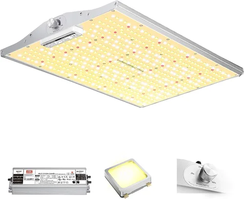 Miniatura 9 de VIPARSPECTRA - Luz LED de cultivo XS1500, con diodos Samsung LM301B (IR incluido) y controlador MeanWell regulable, luz de cultivo de planta