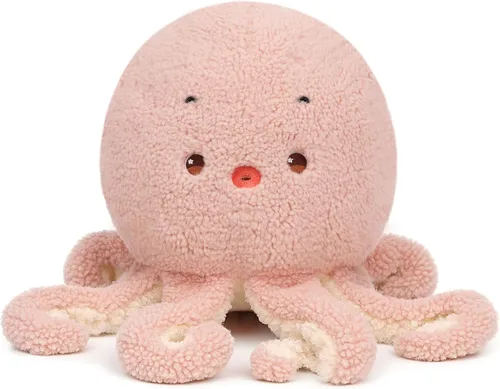 Almohada de peluche de pulpo rosa, juguete de peluche suave, lindo pulpo, juguete de peluche de cumpleaños, Navidad, festival, regalos para niños