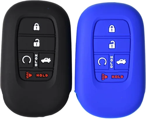 Miniatura 7 de Funda de silicona para llavero de 5 botones para Honda Civic Accord HR-V Sport SI EX EX-L Touring 2022 2023
