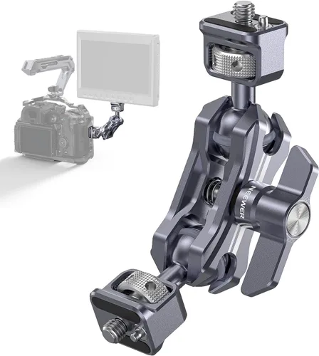 Miniatura 10 de NEEWER Brazo mágico compatible con GoPro 13 Hero 12 11 10 DJI Osmo Action 4 3 Insta360 One X3 GO3 SmallRig, adaptador de brazo articulado