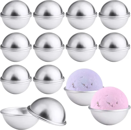 20 piezas, 10 juegos de moldes para bombas de baño, moldes para jabón y prensas para bombas de baño para suministros de fabricación DIY