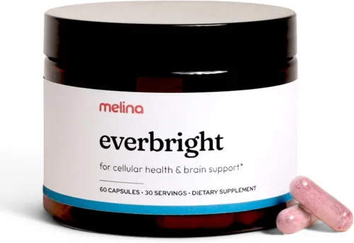 Melina Everbright - Suplemento NAD+ para la energía y la longevidad de las mujeres, nicotinamida ribósido (NR), pterostilbeno, citicolina,