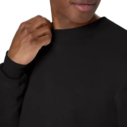 Miniatura 4 de Hanes EcoSmart - Sudadera de forro polar con cuello redondo para hombre, disponible en tallas grandes y altas, paquete de 1 o 2