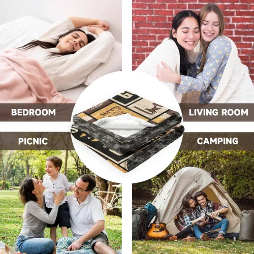 Miniatura 7 de Manta de regalo Golden Retriever para mujer, el mejor regalo para los amantes de los Golden Retriever, manta decorativa Goldens Retrievers de 60 x