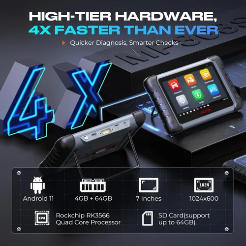 Miniatura 7 de Autel Escáner MaxiPRO MP808S, Herramienta de Escaneo Bidireccional 2026, Actualización de 2 Años, Codificación Avanzada de ECU como MP900BT / MS906