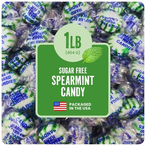 Miniatura 21 de Cambie Caramelos duros sin azúcar, 1 libra de caramelo sin azúcar envueltos individualmente, canela