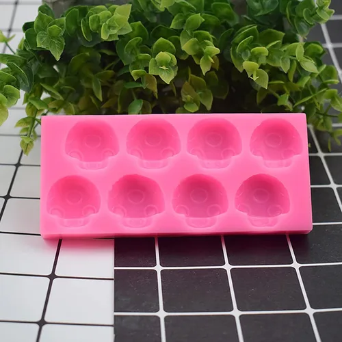 Miniatura 5 de Molde de silicona de 8 cavidades para hongos 3D para hacer dulces de fondant, moldes de chocolate, piruletas, postres, cubitos de hielo, goma