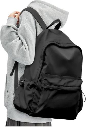 Miniatura 8 de Mochila para escuela, mochila de escuela secundaria para adolescentes, niñas y niños, Grande negro, Classic