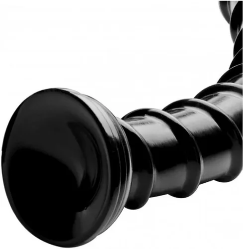 Miniatura 4 de Hosed Consolador de silicona en espiral de 18 pulgadas, consolador texturizado extra largo para juego anal profundo, diseño flexible y seguro