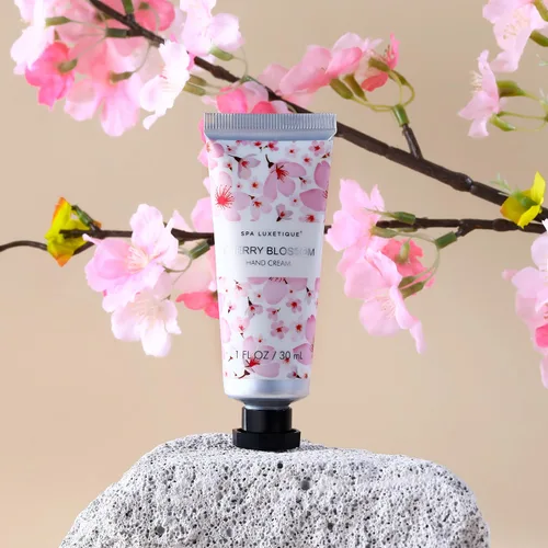 Miniatura 4 de spa luxetique Set de crema de manos, paquete de 4 lociones para manos, juego de regalo de Navidad enriquecido con manteca de karité y glicerina